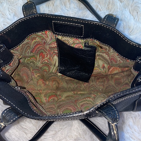 Dooney & Bourke East/West pebble leather tote handbag